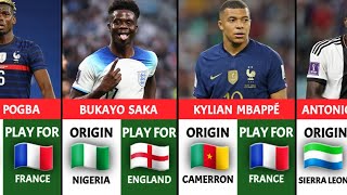 AFRICAN ORIGIN FOOTBALL PLAYERS PLAYING FOR EUROPEAN COUNTRIES [upl. by Lua266]