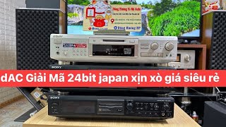 DAC Giải mã 24bit japan xịn sò dac Sony MDS JE700 audio giảimã 0966723489 md sonymdsje700 [upl. by Zeta713]