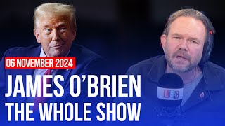 Trump has won What next  James OBrien  The Whole Show [upl. by Nazus60]