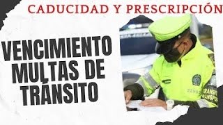 🔴 Vencimiento multas de tránsito caducidad y prescripción [upl. by Ariamoy102]