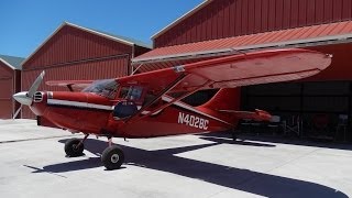 Flight in 1948 Stinson 1083 Voyager Agua Dulce Airport Taildragger FlyIn  Onboard Footage GoPro [upl. by Stieglitz265]