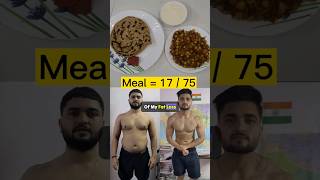 fat loss transformation  Day 17  75 Hard Balanced Meal Challenge shorts [upl. by Uhn]