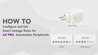 How to Configure and Set Smart Linkage Rules for AX PRO Automation Peripherals [upl. by Yam113]