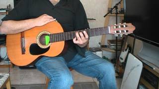 Toi  moi  Gregoire  Cours tuto guitare en tab [upl. by Berhley831]