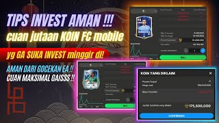 TIPS INVEST PALING AMAN DAN CUAN CARA INVESTASI PEMAIN DI FC MOBILE AGAR DAPAT KOIN JUTAAN [upl. by Irahs]