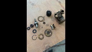 Jasbco 9700 01 Raw Water Pump Rebuild [upl. by Rhody]