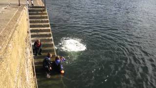 Pier Jumping at St Andrews [upl. by Narret]