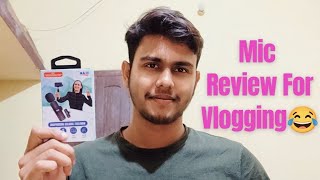 Best mic review for vlogging under 500 vlog [upl. by Atelahs]