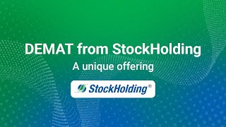 Why you must choose StockHolding as your DEMAT Service provider [upl. by Joelie832]