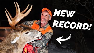 BIGGEST BUCK OF THE YEAR  Rodney Elmers Muzzleloader Record [upl. by Giddings58]