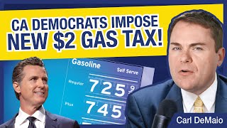 CA Democrats Impose New 2 Gas Tax [upl. by Ulyram]