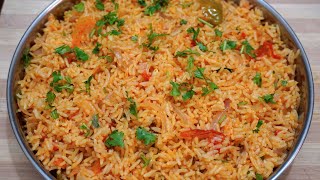 Lunch Recipes  Tomato Rice in Cooker  சுவையான தக்காளி சாதம் குக்கரில்  Thakkali Sadam In Tamil [upl. by Idhem]