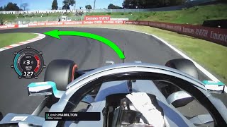 F1 drivers 3 different styles of attacking a corner [upl. by Clapp177]