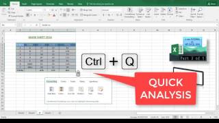 MS Excel Tutorial for the beginners  35 How to insert table and charts and make analytic data [upl. by Koloski942]