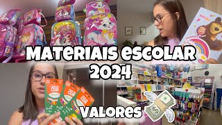 MATERIAL ESCOLAR DA ELOÍSA 2024 PARA O PRIMEIRO ANO NA ESCOLINHA VALORES [upl. by Shaikh596]