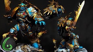 Painting Tutorial WH40K Ultramarines Roboute Guilliman [upl. by Arlana]