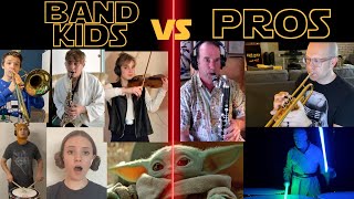 Star Wars Music  Band Kids vs Pros [upl. by Hgiel]