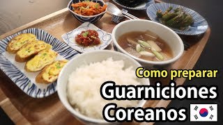 Una mama Coreana como preparar guarniciones coreanas  Recetas de Banchan Coreana  desayuno coreano [upl. by Eilahs]