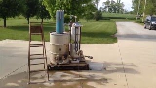 Gasifier Build for Dummies 7 Test Run Success Finally [upl. by Nivlek]