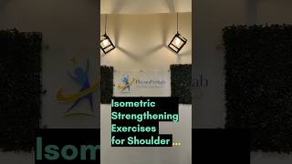 Isometric Strengthening Exercises for Shoulder [upl. by Khalil]