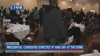 Presidential candidates join prayer breakfast in Columbia [upl. by Roobbie]