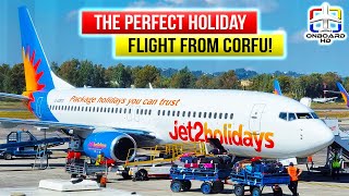 TRIP REPORT  The Flight We All Desire on Holidays  Corfu to Manchester  JET2 Boeing 737 [upl. by Gordon]