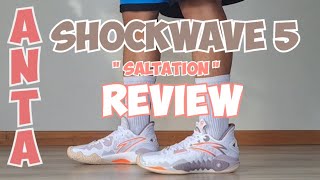 Anta Shock The Game Shock Wave 5 quot Saltation quot  Unboxing  Detailed Look  On Feet  anta [upl. by Stillman]