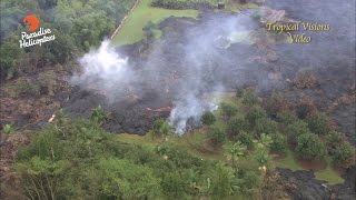 Pahoa lava surge 1122014 [upl. by Yromas51]