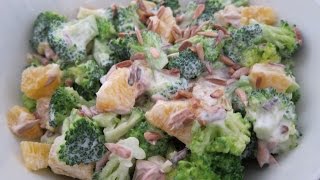 Broccolisalat med appelsin [upl. by Leanora]