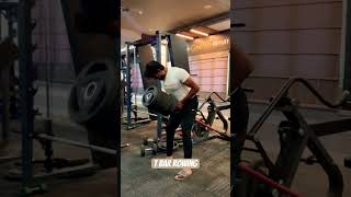 How To Do Back Exercises T Bar Rowing Workout music rap hiphop song coreconditioning reels [upl. by Adyaj]