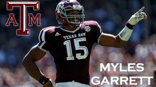 Myles Garrett Highlights HD  Texas AampM  2017 NFL Draft [upl. by Llertnek]