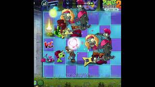 PvZ 2  Pea Pod Plant Team Vs Primal Peashooter Plant Team Vs Hair Metal Gargantuar Team shorts [upl. by Juta954]