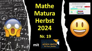 Matura 2024 Nebentermin 1 Herbst Nr 19 Mailadressen [upl. by Orren]