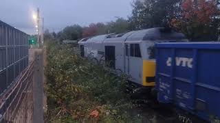 here is a DC rail Grey class 60046 to Tytherington from Wembley reception 17 [upl. by Treborsemaj]