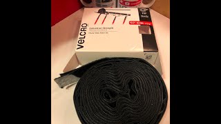 Look VELCRO Heavy Duty Tape Adhesive 15 Ft x 2 Inches Holds 10 lbs Industrial Strength Roll Strong [upl. by Kenti549]