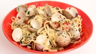 Linguine with Clams amp Bacon Recipe  Laura Vitale  Laura in the Kitchen Episode 581 [upl. by Audra]