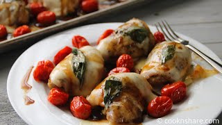 Sheet Pan Chicken Caprese  Back to School Midweek Meal [upl. by Anelat]