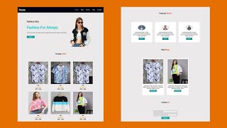 Responsive Ecommerce Website Using HTML CSS and JavaScript in Hindi  Ecommerce Website HTML CSS [upl. by Kamin]