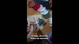 Chaveiros em macrame se quiserem faço tutorial [upl. by Kuth]