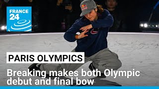 Paris 2024 breaking makes both Olympic debut and final bow • FRANCE 24 English [upl. by Webber]