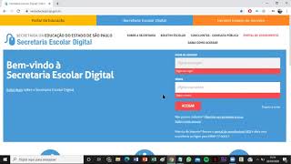 Tutorial de acesso ao SED Secretaria Escolar Digital e aos Emails institucionais de estudante [upl. by Roselba]