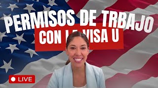 ¡Permisos de Trabajo con la Visa U Descubre TODOS sus Beneficios 💼🇺🇸 VisaU PermisoDeTrabajo [upl. by Callum]