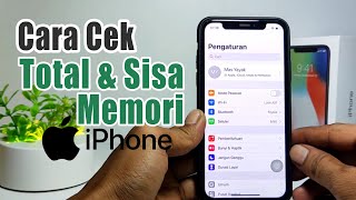 Cara Melihat Memori Di Iphone  Cek Kapasitas Dan Sisa Memory [upl. by Giark]