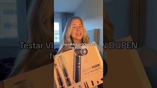 Dyson Dupe test Viral hairstyle fashiontrends  Elin [upl. by Fasa]