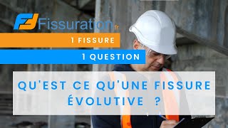 Quest ce quune fissure évolutive sur une maison [upl. by Aelyk984]