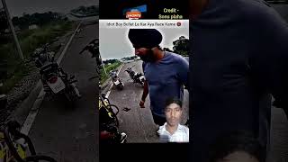 Idiot Boy Want To Race 😯🤬shorts bike rider chapri youtubeshorts [upl. by Rehpotsirahc]