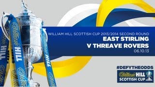 East Stirling 60 Threave Rovers  William Hill Scottish Cup Second Round [upl. by Ynohtna]