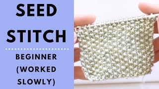 Seed Stitch Tutorial for Beginners [upl. by Evered]