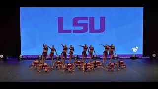 LSU Tiger Girls Dance Team 2024 Jazz Finals UDA College Dance Team Nationals 3rd place [upl. by Shelli728]