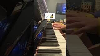 Hedwigs theme piano piano youtubeshorts pianomusic harrypotter [upl. by Ahseiuqal]